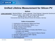 Unified Lifetime Measurement for Silicon PV - PVMC