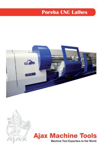 Poreba CNC Lathes Brochure - Ajax Machine Tools