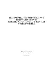 standard plans and specifications for construction of domestic water ...