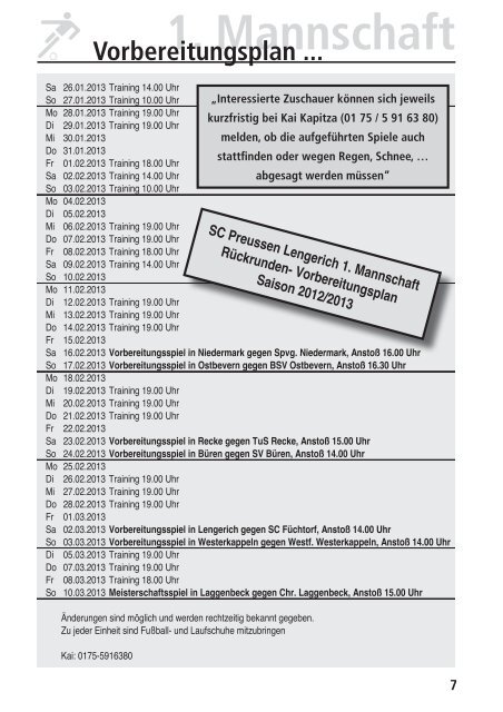 MACH'S RUND. MACH'S MIT UNS. - SC Preussen Lengerich