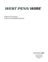 WPW Product Manual #1 - West Penn Wire