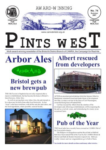 Arbor Ales - Bristol & District CAMRA