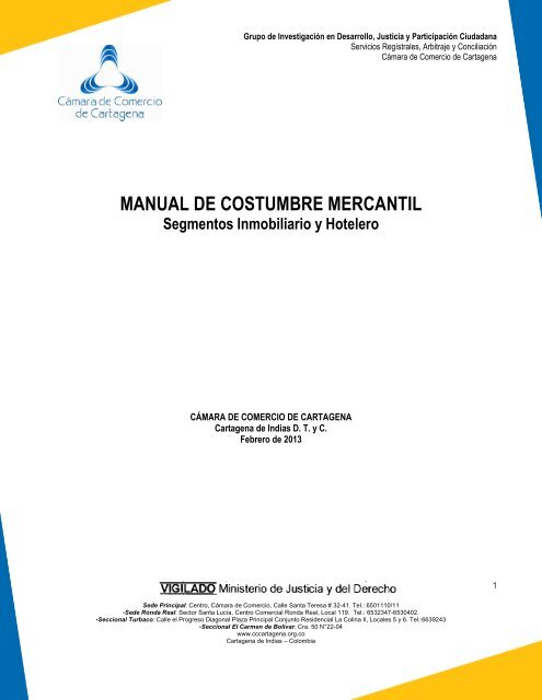 Manual de COSTUMBRE MERCANTIL - CÃ¡mara de Comercio de ...