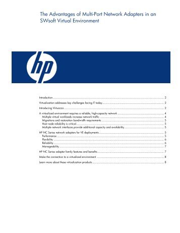 [PDF] Parallels Virtuozzo Containers WP hp