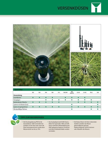 RainBird Katalog - Hydraulik-Service GmbH