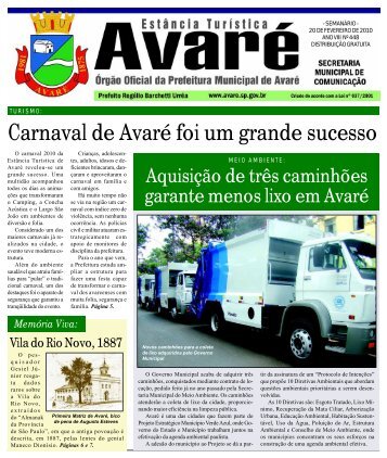 Carnaval de AvarÃ© foi um grande sucesso - CÃ¢mara Municipal de ...