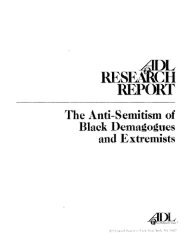 The Anti-Semitism of Black Demagogues 'and Extremist,s - IRmep
