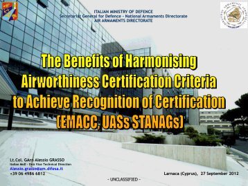 The Benefits of Harmonising Airworthiness Certification Criteria to ...