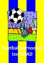 Toernooiboekje tsv NOAD 2010