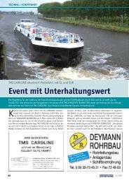 Event mit Unterhaltungswert - Gausch Tankschifffahrt GmbH