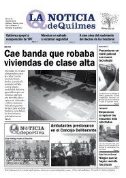 Cae banda que robaba viviendas de clase alta - la noticia de quilmes