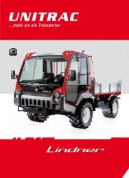 Unitrac Prospekt Agrar - Lindner Traktoren