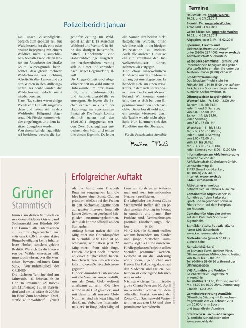 WIR backen – und SIE genießen! - Geesthachter Anzeiger