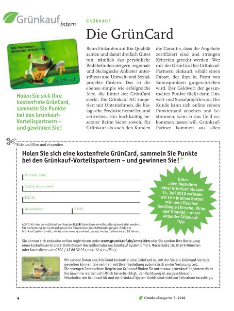 aus Ihrer Region BADEN- WÜRTTEMBERG Ausgabe - Grünkauf