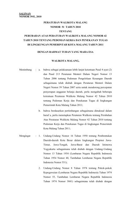 Download - Pemerintah Kota Malang