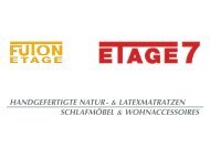 HANDGEFERTIGTE NATUR ... - Futon Etage GmbH