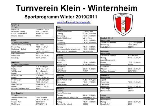 Turnverein Klein - Winternheim - TV Klein-Winternheim