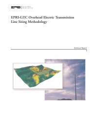EPRI-GTC Overhead Electric Transmission Line Siting Methodology