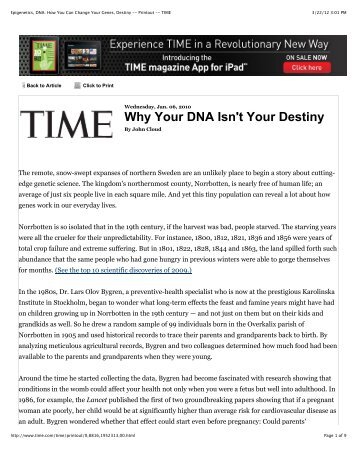 Epigenetics-DNA-How-You-Can-Change-Your-Genes-Destiny-Printout-TIME