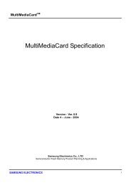 MultiMediaCard Specification