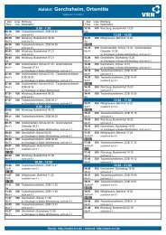 Fahrplan Gerchsheim - Großrinderfeld