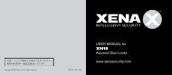 USER MANUAL for XN18 Alarmed Disc-Locks www.xenasecurity.com