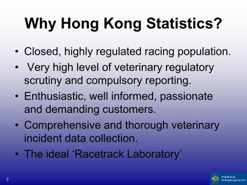 'Bleeder' Data from the Hong Kong Jockey Club â Brian Stewart ...