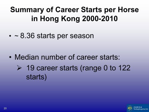 'Bleeder' Data from the Hong Kong Jockey Club â Brian Stewart ...