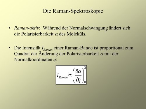 Raman-Spektroskopie