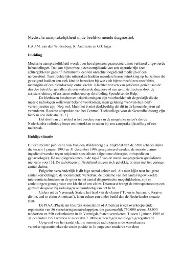 m00-2 wildenberg med aansprak.pdf - Nederlandse Vereniging voor ...