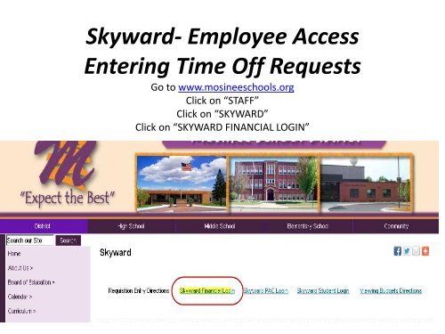 Skyward - Mosinee School District