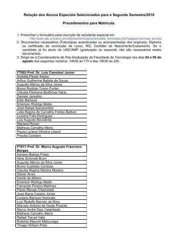 Rel. Alunos Esp.2s2010 Selecionados por Disciplina.pdf