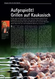 Aufgespießt! Grillen auf Kaukasisch - Grill-Magazin