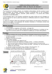 COMMENT FAIRE UN RELEVE DE MASQUE ? - Espace Info ...