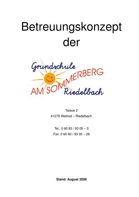 Download Betreuungskonzept - Grundschule am Sommerberg