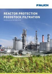 REACTOR PROTECTION FEEDSTOCK FILTRATION - Faudi