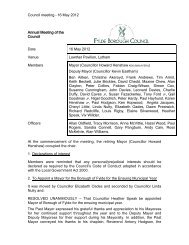 Council Minutes - Fylde Borough Council