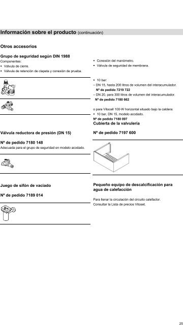 Datos técnicos Vitopend 200-W WH2A - Viessmann