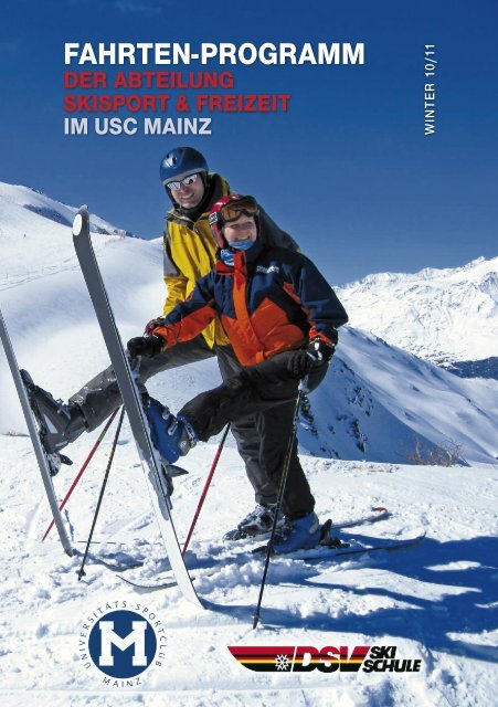 Das Fahrtenprogramm 2010/2011 als .pdf-Datei zum ... - USC Mainz