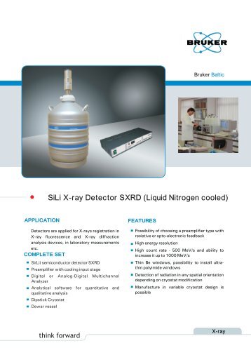 SiLi X-ray Detector SXRD (Liquid Nitrogen cooled)