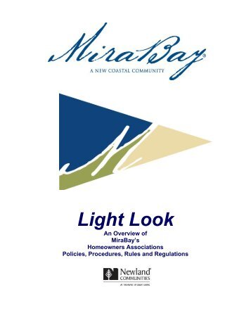 MiraBay HOA Documents - Lite Look - Eaton Realty, LLC