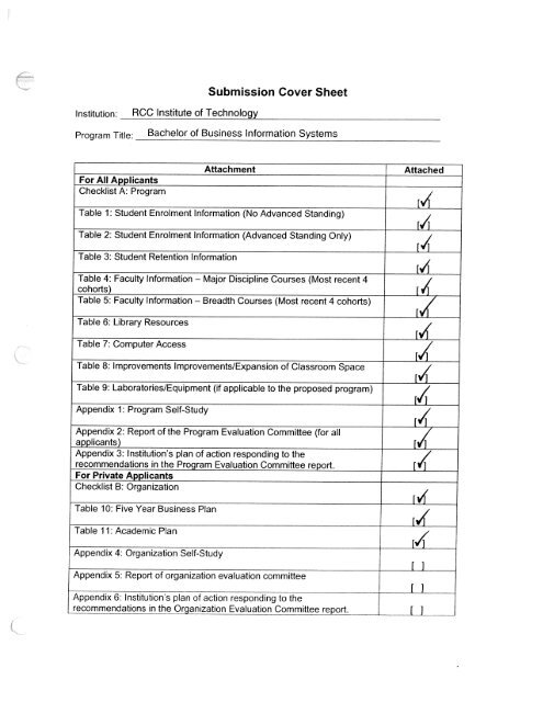 Section 1 - Postsecondary Education Quality Assessment Board