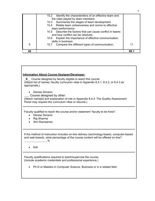 Section 1 - Postsecondary Education Quality Assessment Board