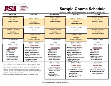 AECP Elective Course Descriptions - ASU International - Arizona ...