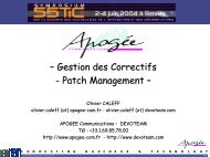 Gestions des Correctifs / Patch Management - Actes du SSTIC