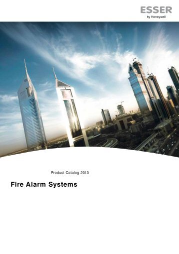 fire alarm system catalog 2013 - ESSER by Honeywell