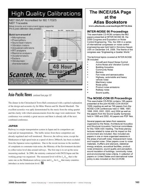 Volume 14, Number 4, December, 2006 - Noise News International