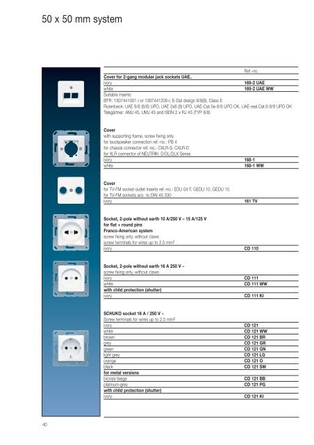 Jung 2013/14 Catalogue