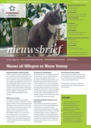 Nieuwsbrief 2011 nummer 3 - Sterkliniek Dierenartsen Hillegom