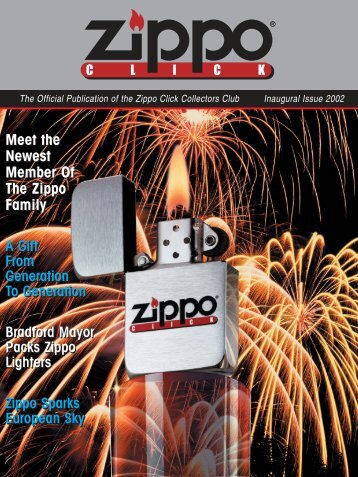 Zippo Click Magazine 01/2002 - First Issue - ZippoCollect